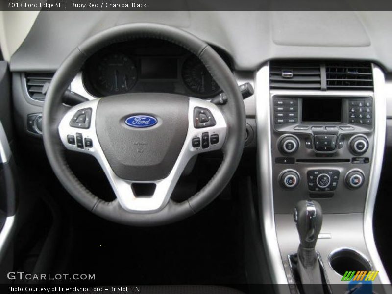 Ruby Red / Charcoal Black 2013 Ford Edge SEL