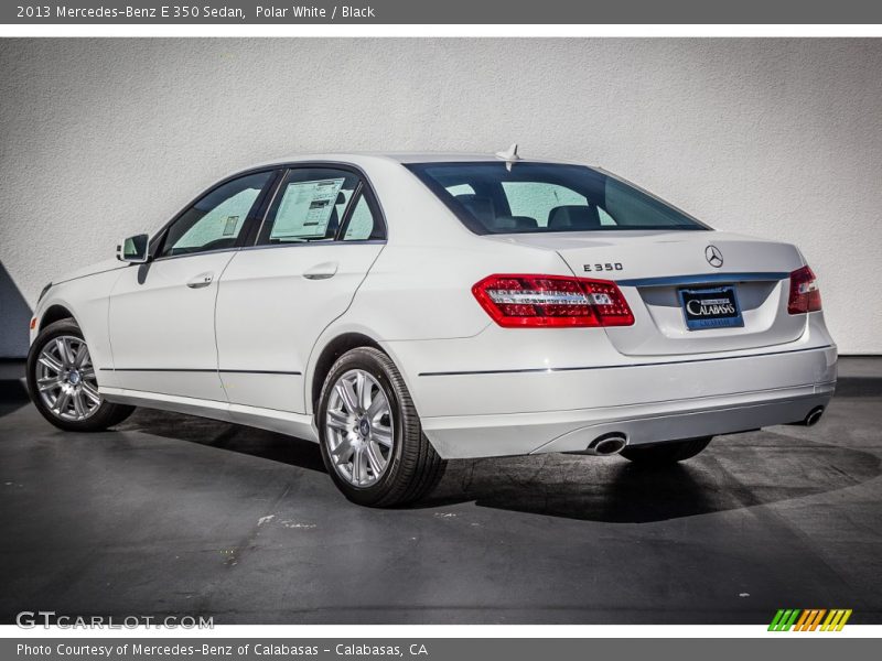 Polar White / Black 2013 Mercedes-Benz E 350 Sedan