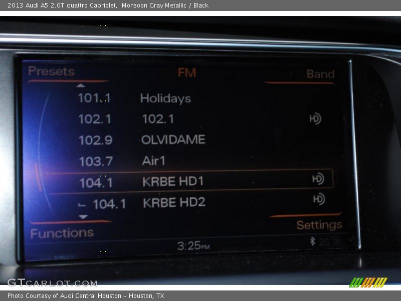 Monsoon Gray Metallic / Black 2013 Audi A5 2.0T quattro Cabriolet