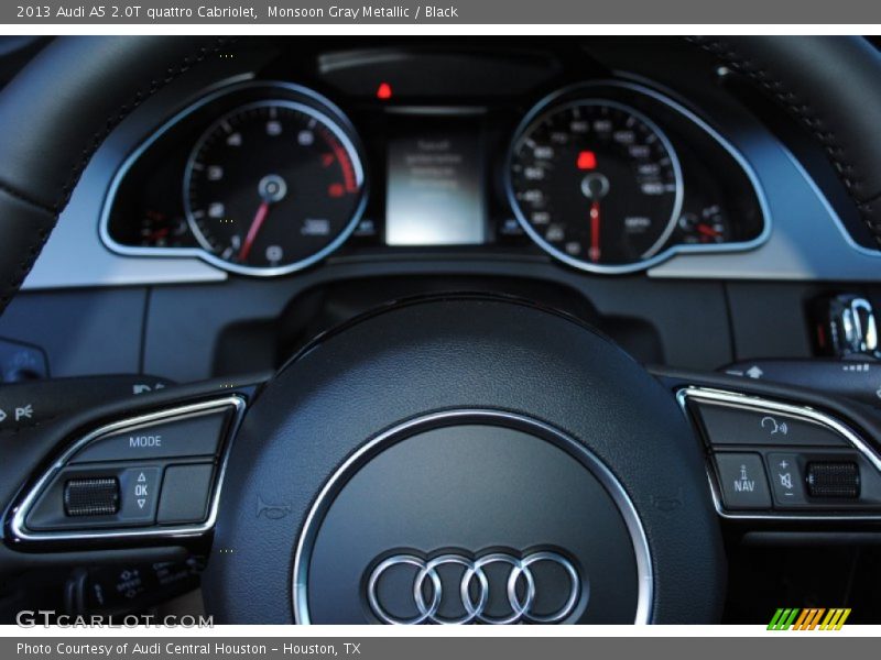 Monsoon Gray Metallic / Black 2013 Audi A5 2.0T quattro Cabriolet