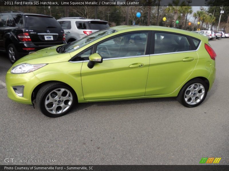  2011 Fiesta SES Hatchback Lime Squeeze Metallic