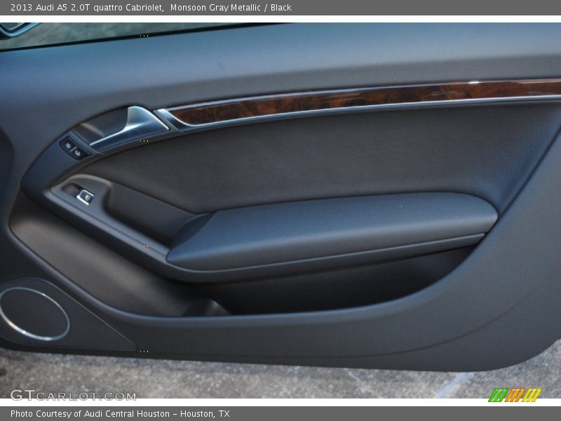 Monsoon Gray Metallic / Black 2013 Audi A5 2.0T quattro Cabriolet