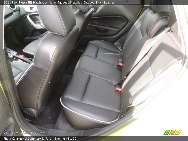 Rear Seat of 2011 Fiesta SES Hatchback