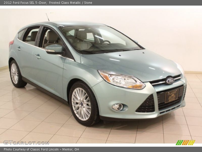 Frosted Glass Metallic / Stone 2012 Ford Focus SEL 5-Door