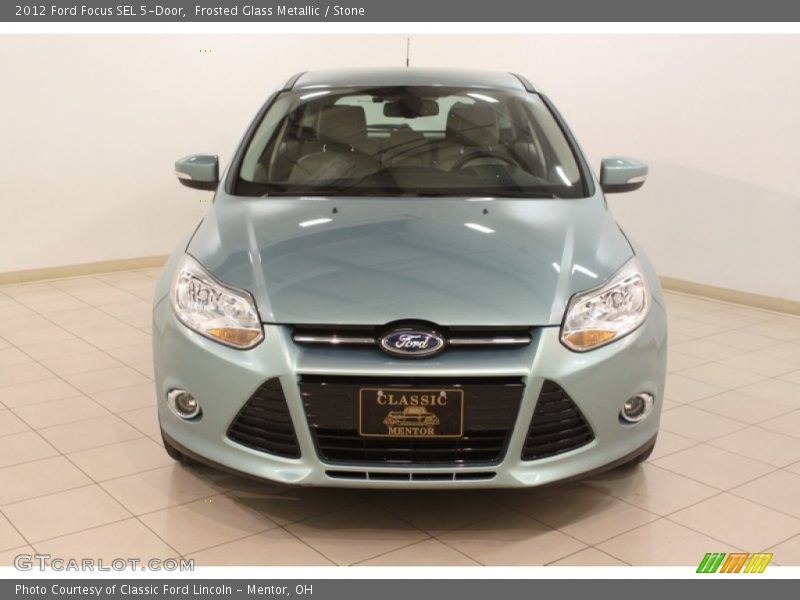 Frosted Glass Metallic / Stone 2012 Ford Focus SEL 5-Door