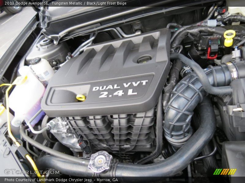 Tungsten Metallic / Black/Light Frost Beige 2013 Dodge Avenger SE