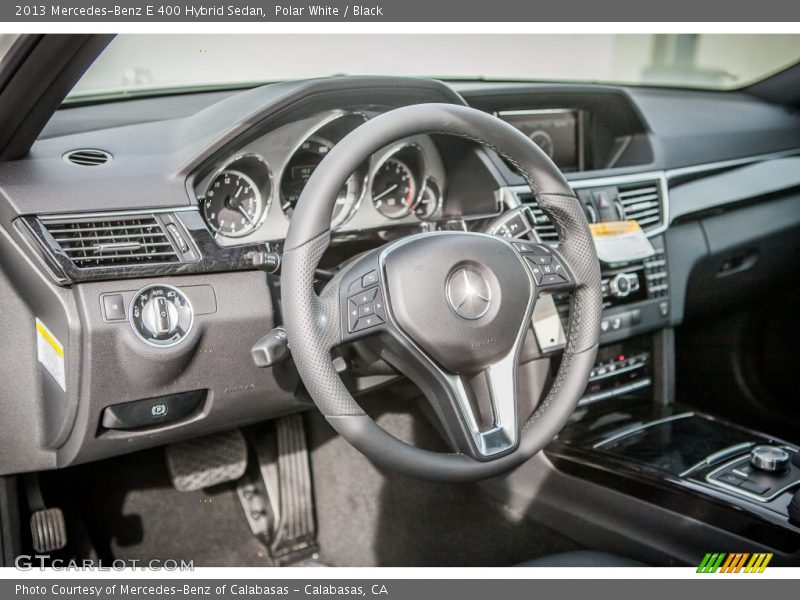 Dashboard of 2013 E 400 Hybrid Sedan