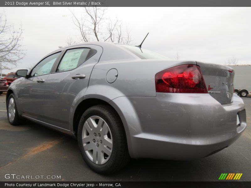Billet Silver Metallic / Black 2013 Dodge Avenger SE