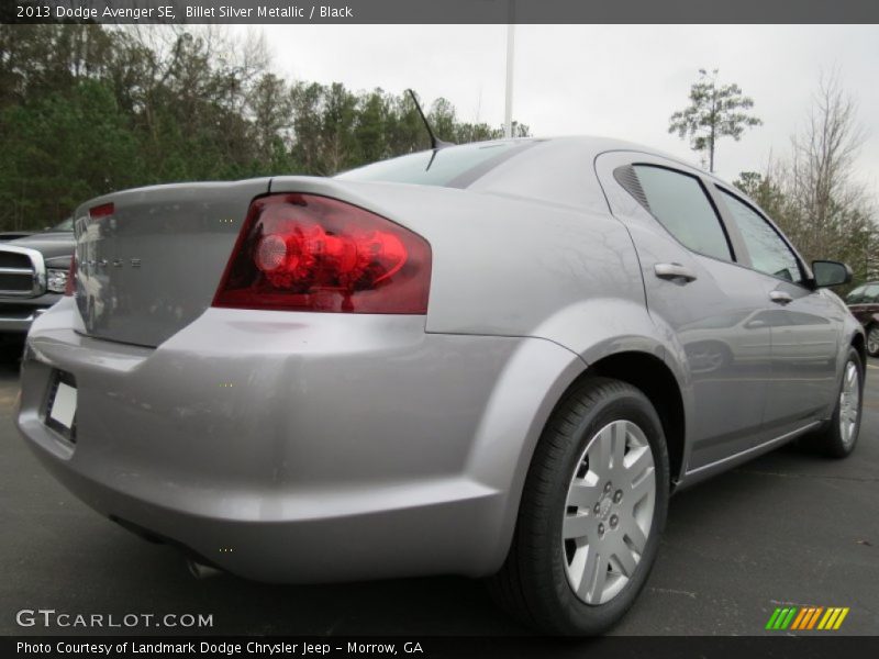 Billet Silver Metallic / Black 2013 Dodge Avenger SE