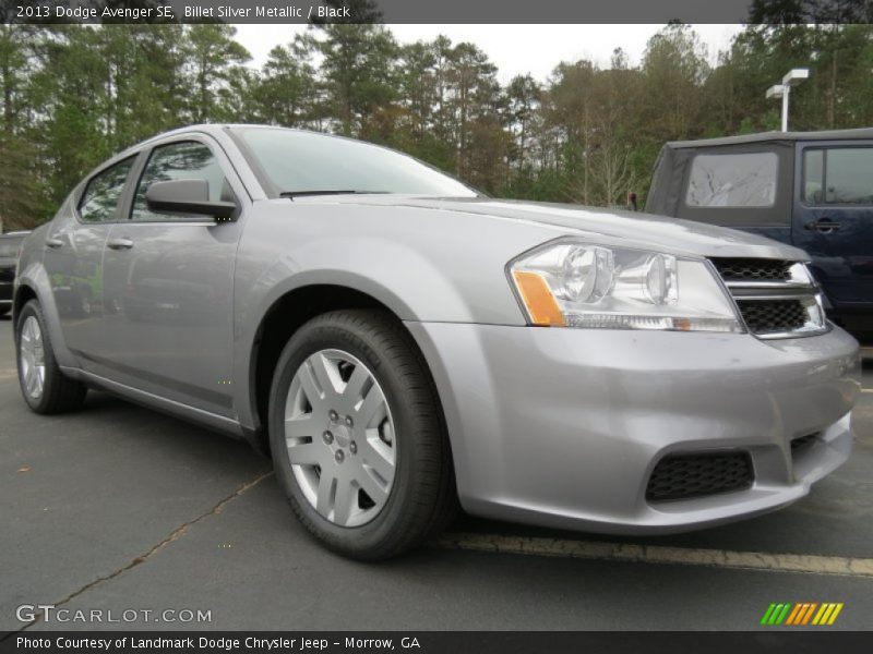 Billet Silver Metallic / Black 2013 Dodge Avenger SE