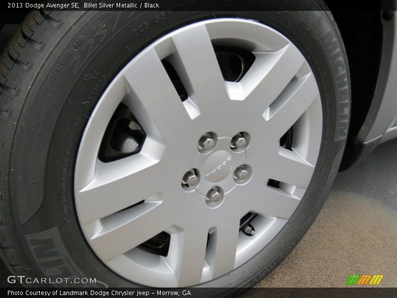 Billet Silver Metallic / Black 2013 Dodge Avenger SE