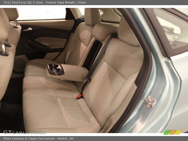 Frosted Glass Metallic / Stone 2012 Ford Focus SEL 5-Door