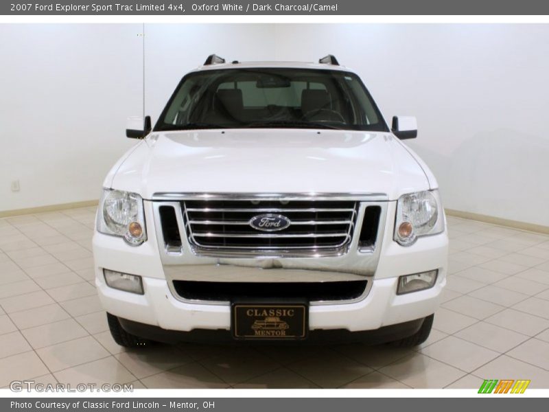 Oxford White / Dark Charcoal/Camel 2007 Ford Explorer Sport Trac Limited 4x4
