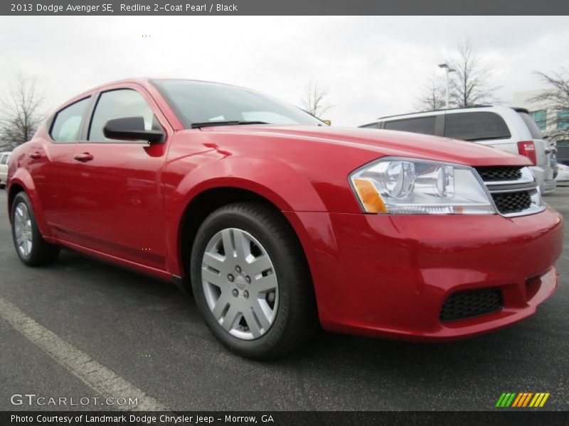 Redline 2-Coat Pearl / Black 2013 Dodge Avenger SE