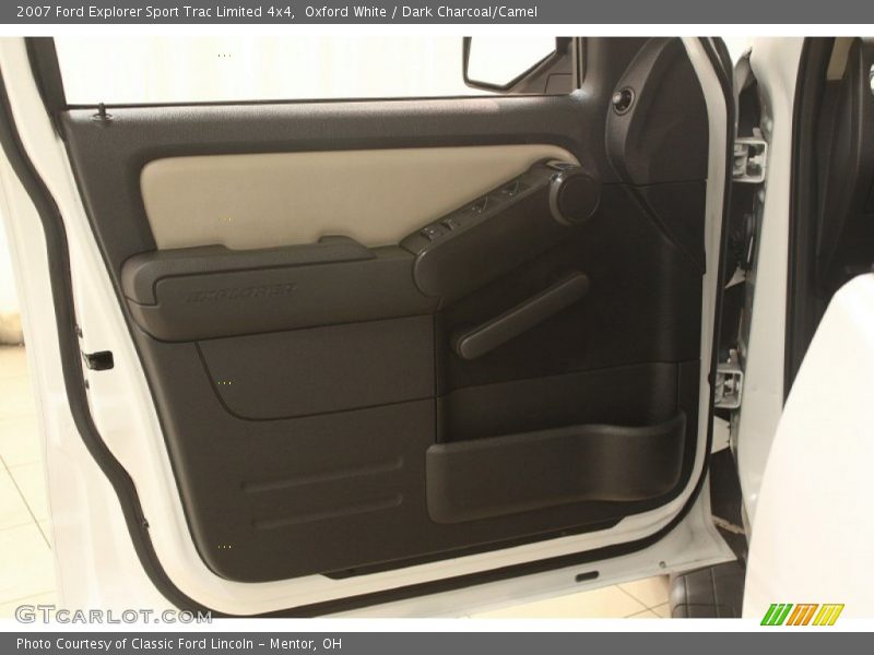 Oxford White / Dark Charcoal/Camel 2007 Ford Explorer Sport Trac Limited 4x4