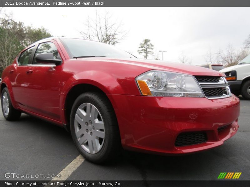 Redline 2-Coat Pearl / Black 2013 Dodge Avenger SE