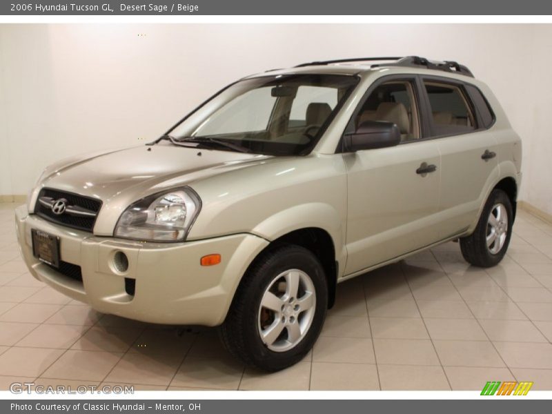 Desert Sage / Beige 2006 Hyundai Tucson GL