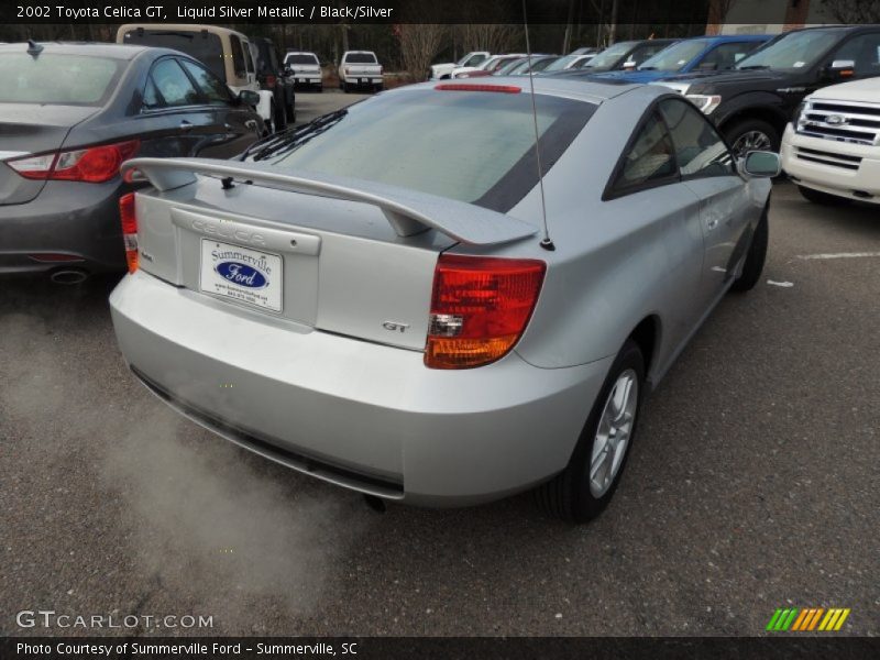 Liquid Silver Metallic / Black/Silver 2002 Toyota Celica GT