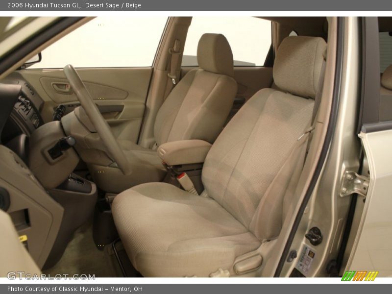 Desert Sage / Beige 2006 Hyundai Tucson GL