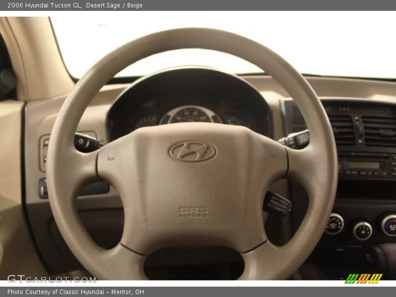 Desert Sage / Beige 2006 Hyundai Tucson GL