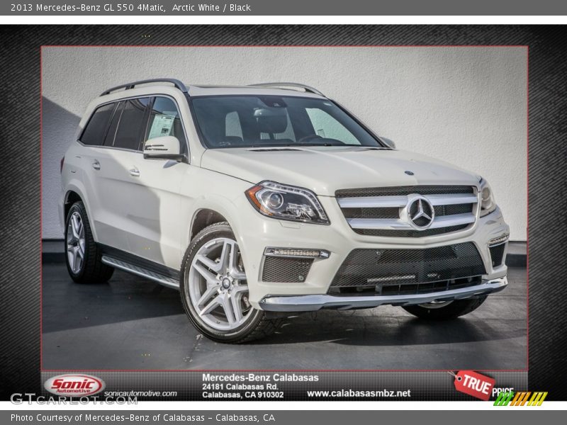 Arctic White / Black 2013 Mercedes-Benz GL 550 4Matic