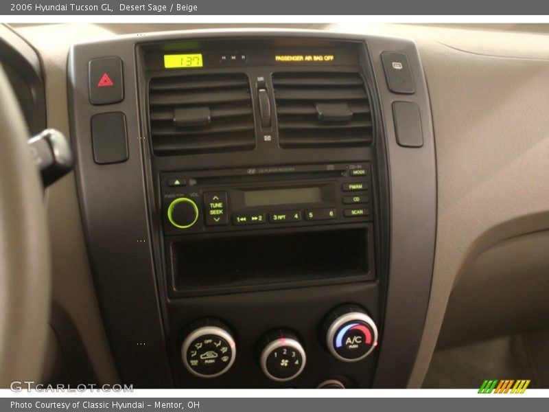 Desert Sage / Beige 2006 Hyundai Tucson GL