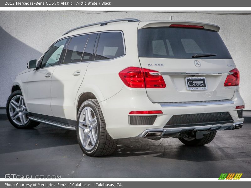 Arctic White / Black 2013 Mercedes-Benz GL 550 4Matic