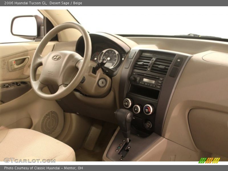 Desert Sage / Beige 2006 Hyundai Tucson GL