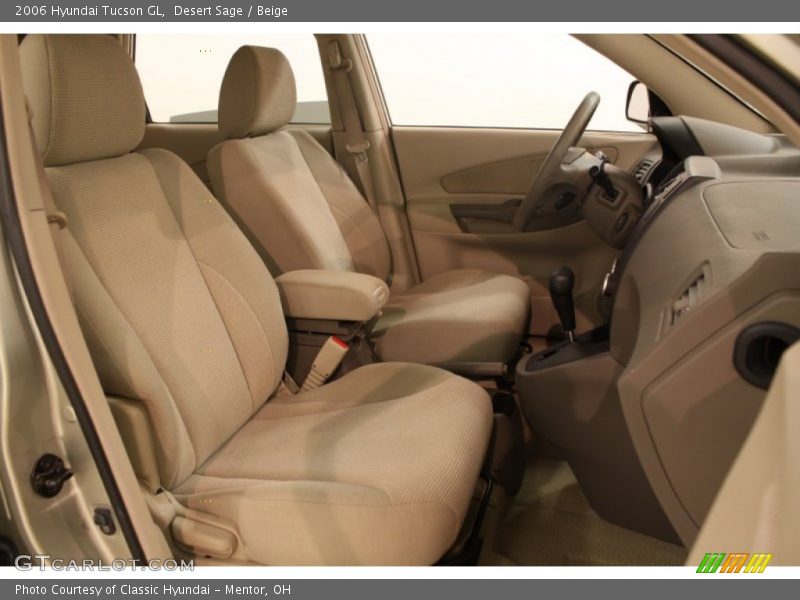 Desert Sage / Beige 2006 Hyundai Tucson GL
