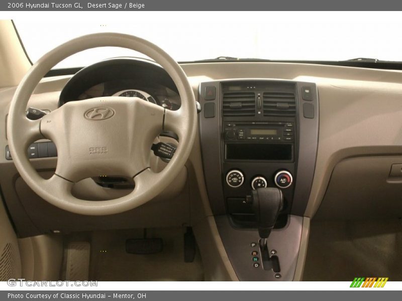 Desert Sage / Beige 2006 Hyundai Tucson GL