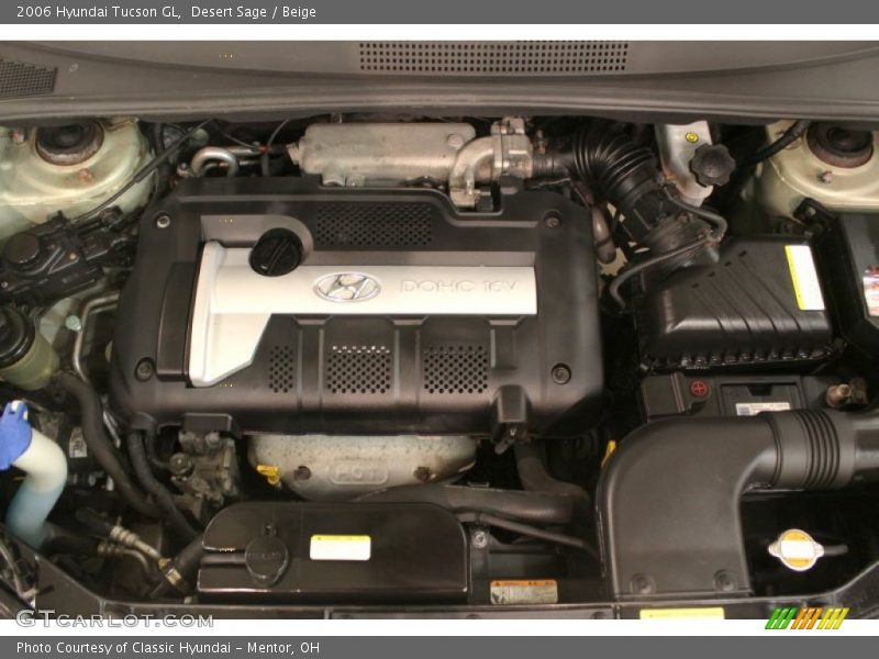 Desert Sage / Beige 2006 Hyundai Tucson GL