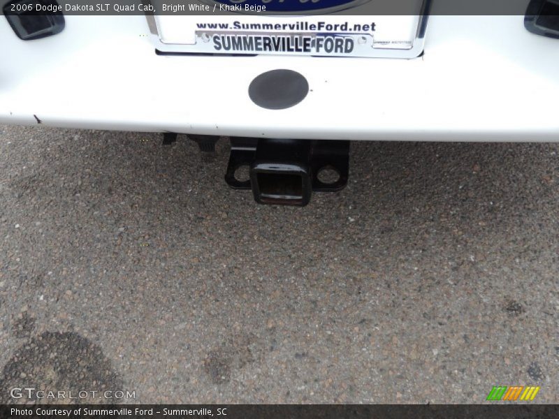 Bright White / Khaki Beige 2006 Dodge Dakota SLT Quad Cab