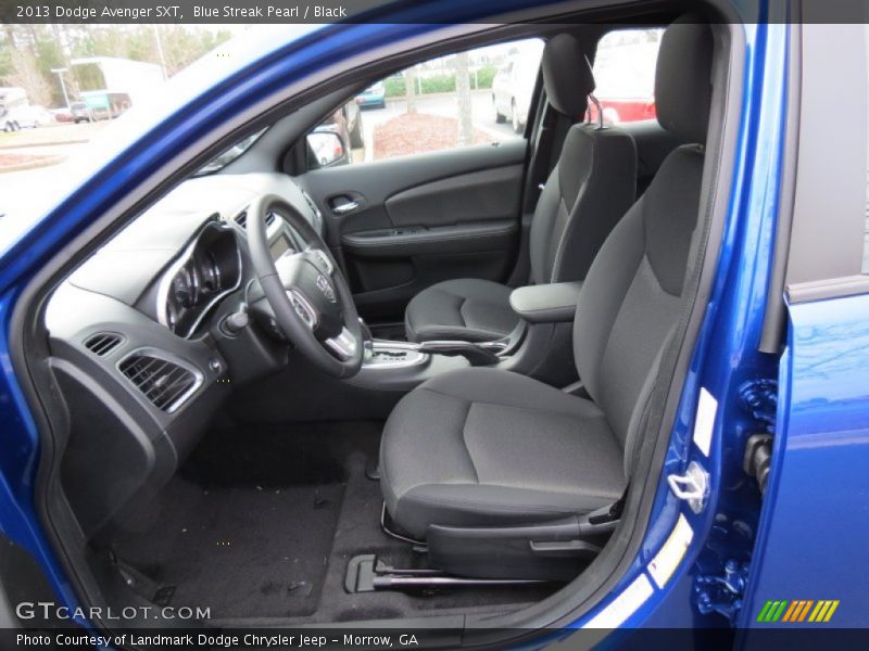 Front Seat of 2013 Avenger SXT