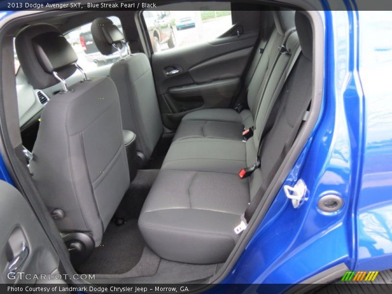 Rear Seat of 2013 Avenger SXT