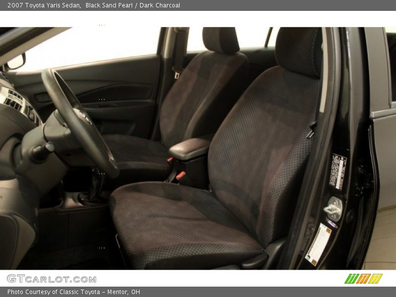 Front Seat of 2007 Yaris Sedan