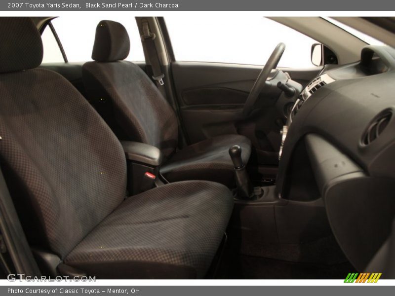 Black Sand Pearl / Dark Charcoal 2007 Toyota Yaris Sedan