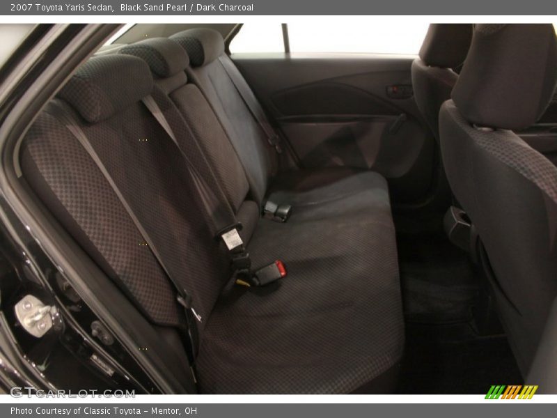 Black Sand Pearl / Dark Charcoal 2007 Toyota Yaris Sedan