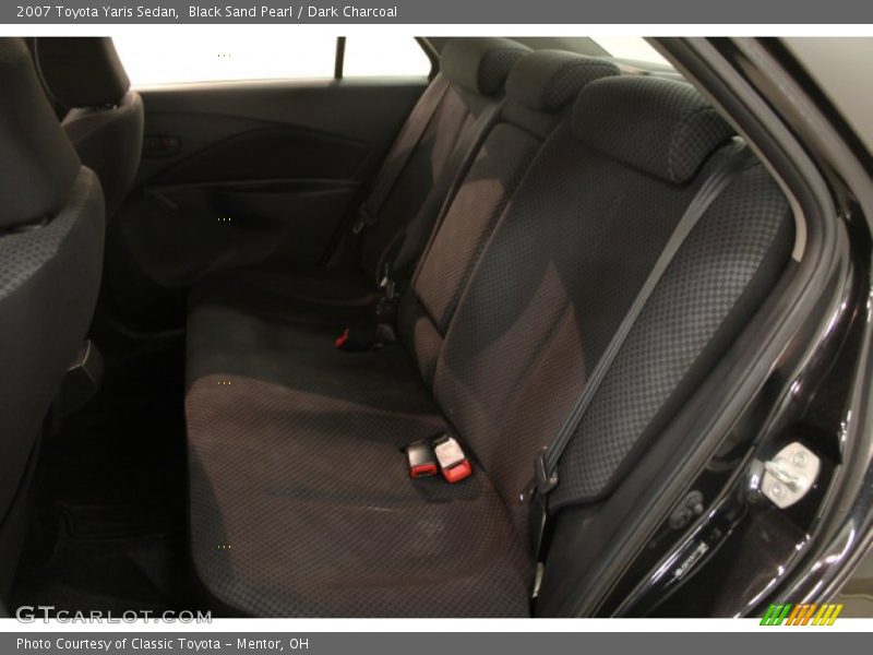 Rear Seat of 2007 Yaris Sedan