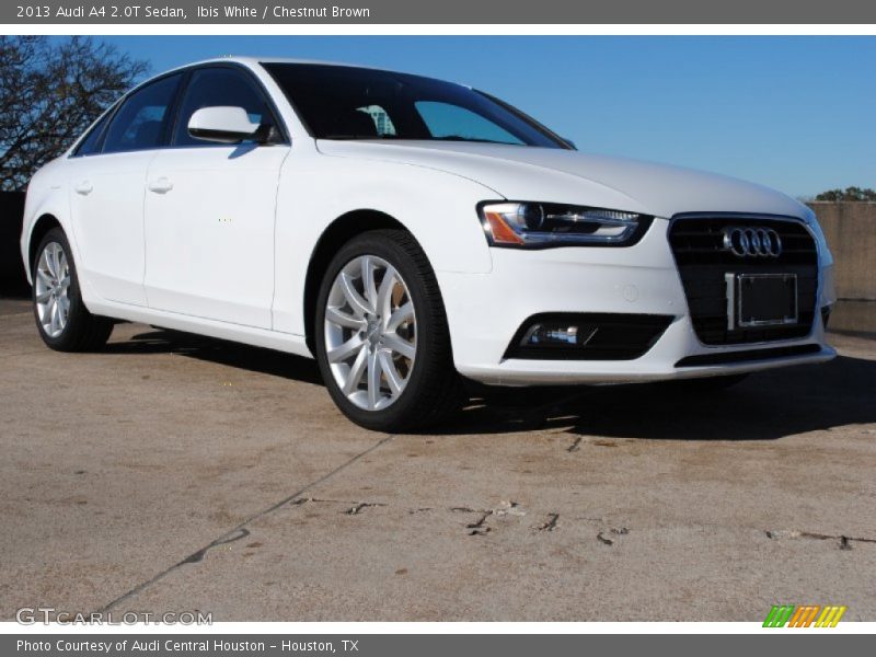 Ibis White / Chestnut Brown 2013 Audi A4 2.0T Sedan