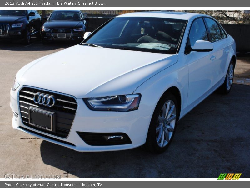 Ibis White / Chestnut Brown 2013 Audi A4 2.0T Sedan