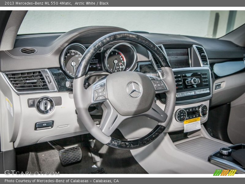 Dashboard of 2013 ML 550 4Matic