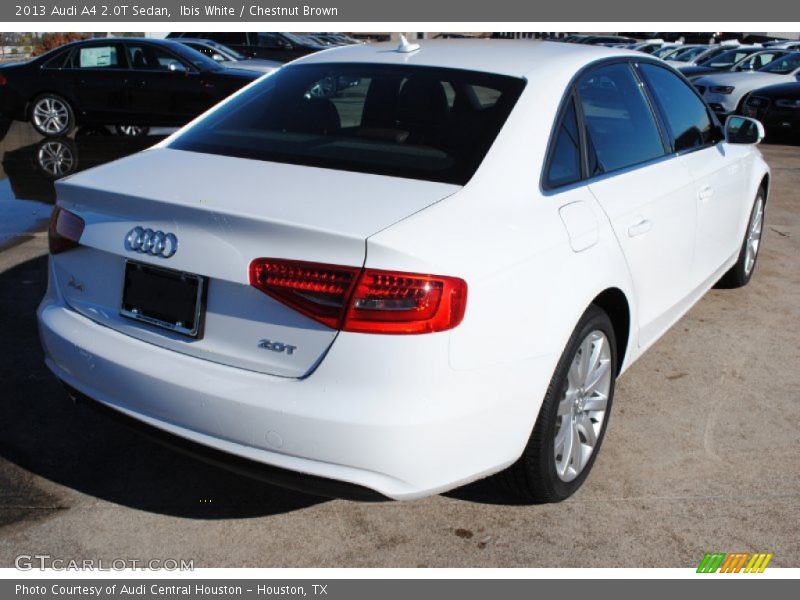 Ibis White / Chestnut Brown 2013 Audi A4 2.0T Sedan