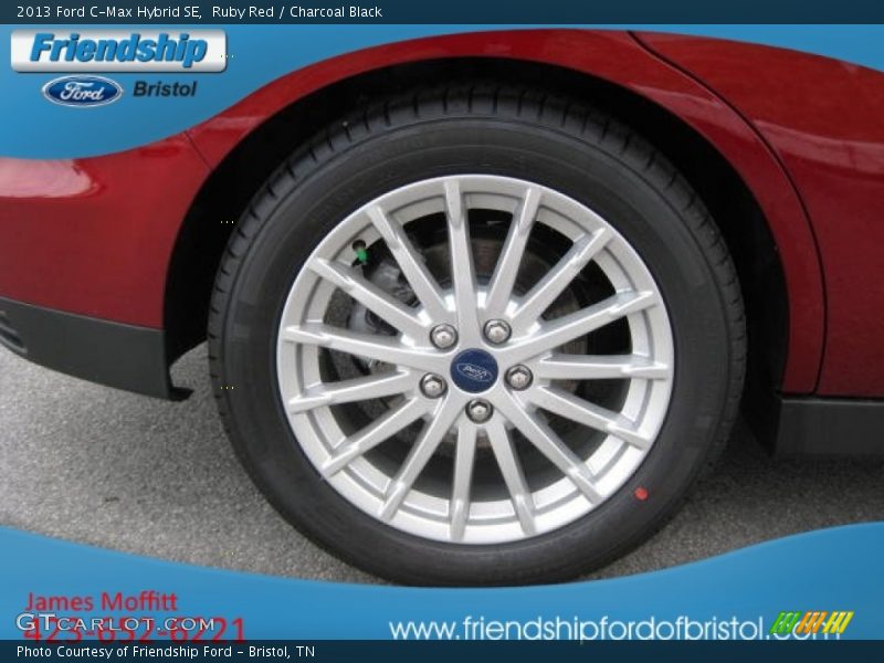 Ruby Red / Charcoal Black 2013 Ford C-Max Hybrid SE