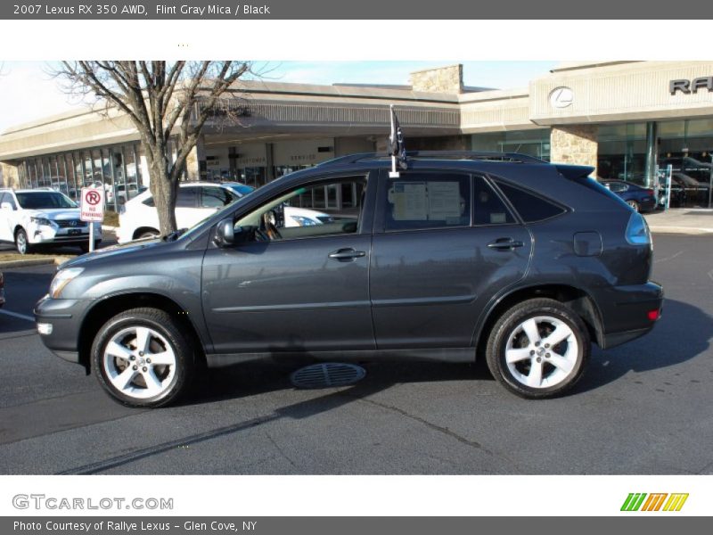Flint Gray Mica / Black 2007 Lexus RX 350 AWD