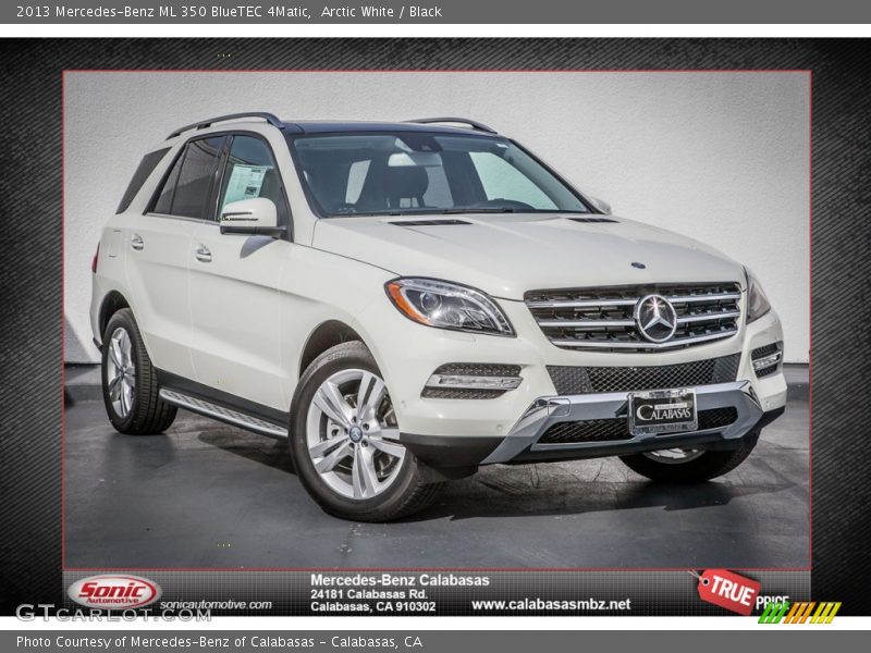Arctic White / Black 2013 Mercedes-Benz ML 350 BlueTEC 4Matic