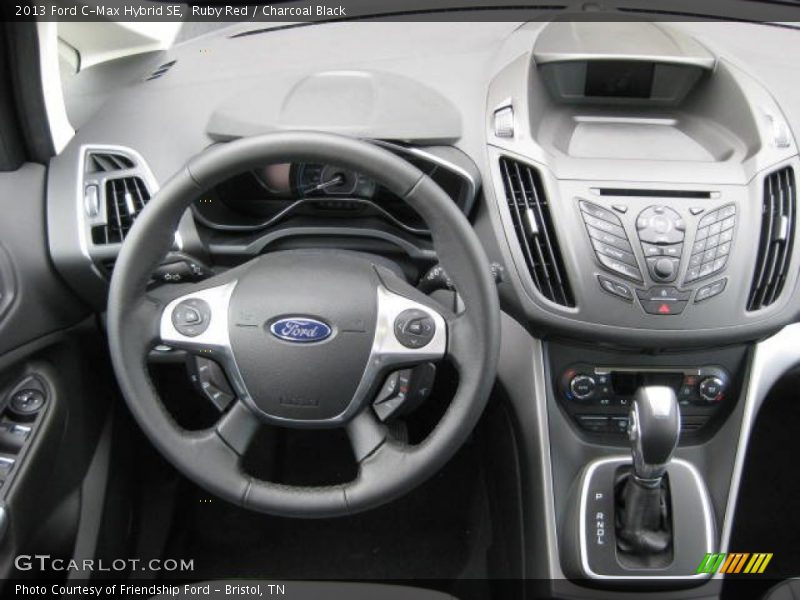 Ruby Red / Charcoal Black 2013 Ford C-Max Hybrid SE