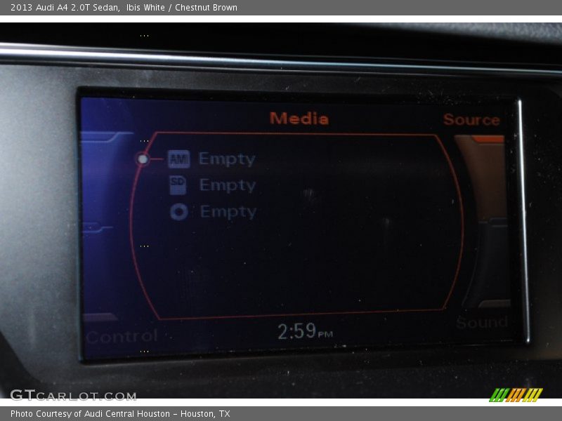 Ibis White / Chestnut Brown 2013 Audi A4 2.0T Sedan