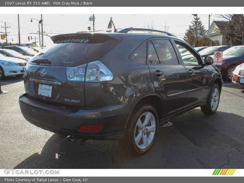 Flint Gray Mica / Black 2007 Lexus RX 350 AWD