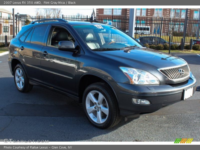 Flint Gray Mica / Black 2007 Lexus RX 350 AWD