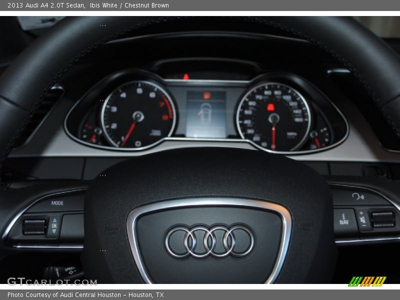 Ibis White / Chestnut Brown 2013 Audi A4 2.0T Sedan